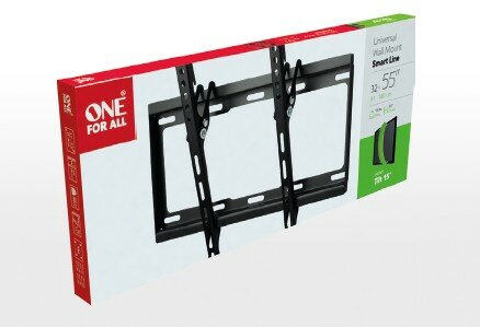 One-For-All TV-Wandhalterung Smart WM2421, schwarz, neigbar, 32-65 Zoll –  Böttcher AG
