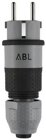 ABL 100000070 Pro Stecker SK+F/B SV gr-sw