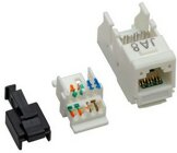 ABN BP115 RJ45-Adapter o.Patchkabel f.3Pkt.