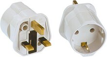 Bachmann 921.010 Reisestecker England/Schuko ws