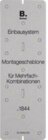 Berker 91844 Montageschablone 3fach Integro