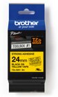 Brother TZE-S651 GELB/SCHW EXTRA-STARK 24MM 8M