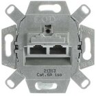 Busch-Jaeger UAE-Anschlussdose, RJ45, Cat. 6a iso, geschirmt 0218/12-101