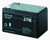 CTM CT 12-12L AGM-Bleiakku 12v/12Ah 10388