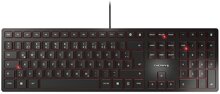 CHERRY KC 6000 SLIM Kabelgebundene Tastatur, Schwarz, USB (QWERTZ - DE)