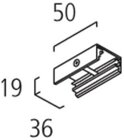 Eutrac 99-018-3 DECKENCLIP SILBER