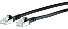 Metz Connect Patchkabel Cat.6A 10G AWG26 schwarz 5m