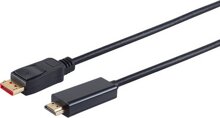 Displayportkabel 1.4 DP/HDMI 2m sw