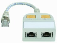 Telegrtner 100023153 RJ45 T ADAPTER 10 BT ISDN